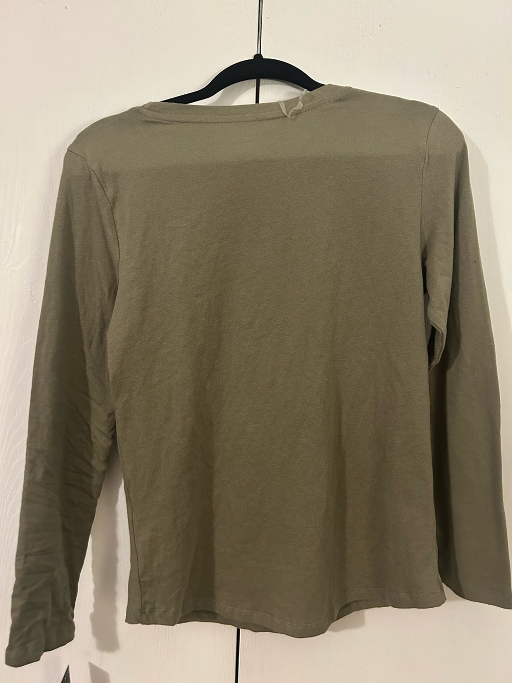 Desert Heart Olive Long Sleeve Crewneck Top - Picture 2 of 4